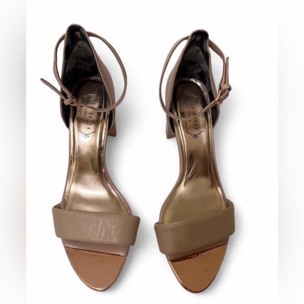 Ted Baker Brown Leather Heels